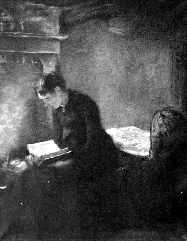 Ragazza che legge, 1890